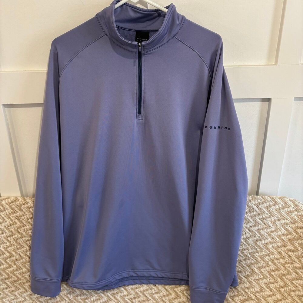Dunning Golf Men’s 1/4 Zip Performance Stretch Pullover
